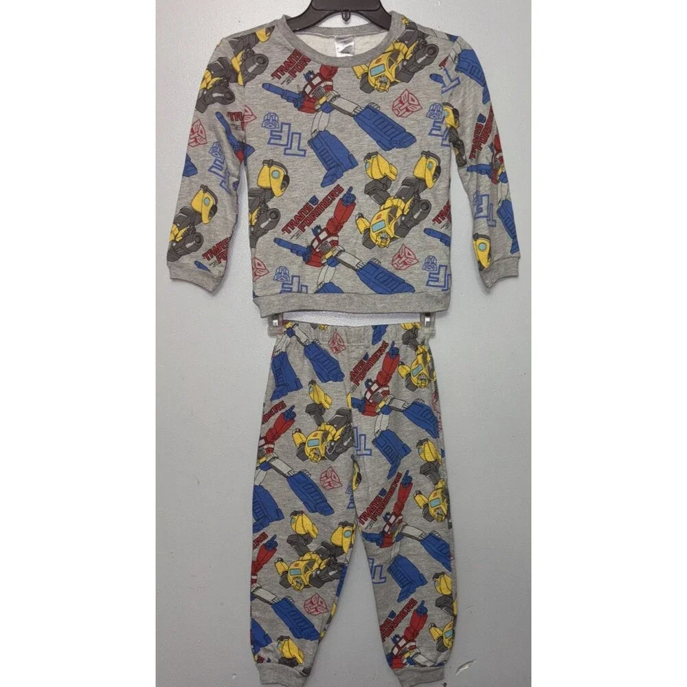 Transformer 2 PCs Boys Sweat Suit Size 7